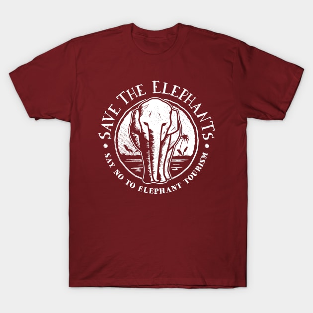 Elephant Rescue - Save The Elephants T-Shirt by bangtees